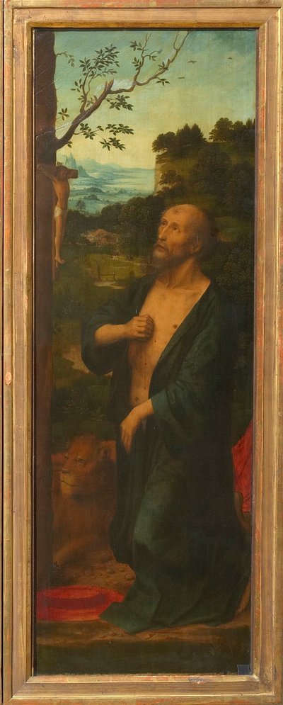 Saint Jerome Wing of a triptykon, 1530