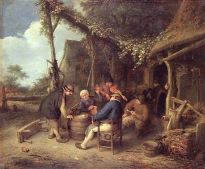 Efter Arbejde paa Landet, 1659 af Adriaen Jansz. van Ostade