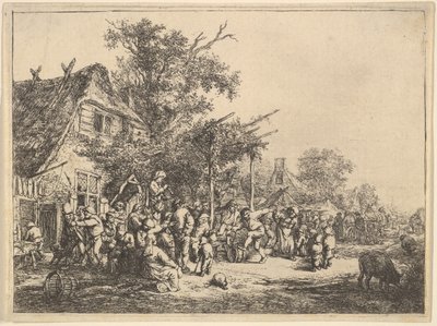 Dans under espalieret, 1610-85. af Adriaen Jansz. van Ostade