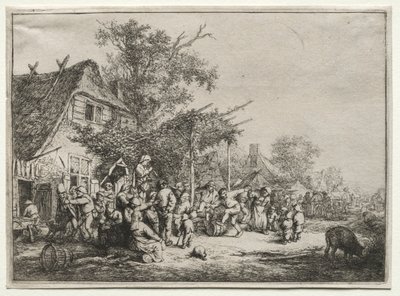 Festival Under Trellis. af Adriaen Jansz. van Ostade