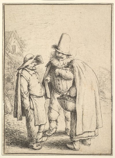Groteske figurer, 1610-85. af Adriaen Jansz. van Ostade