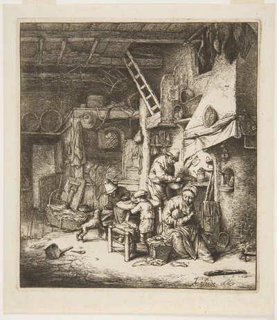 Bondefamilie af Adriaen Jansz. van Ostade