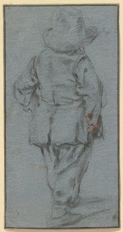 Stående dreng bagfra af Adriaen Jansz. van Ostade