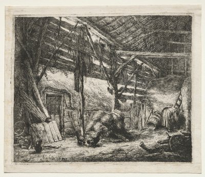 Ladegården, 1647. af Adriaen Jansz. van Ostade