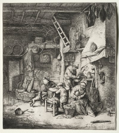 Familien, 1647. af Adriaen Jansz. van Ostade