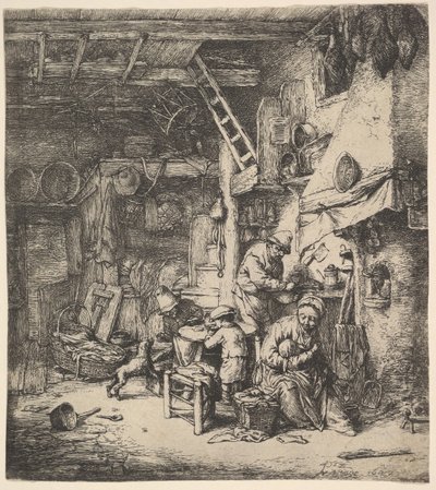 Familien, 1647. af Adriaen Jansz. van Ostade