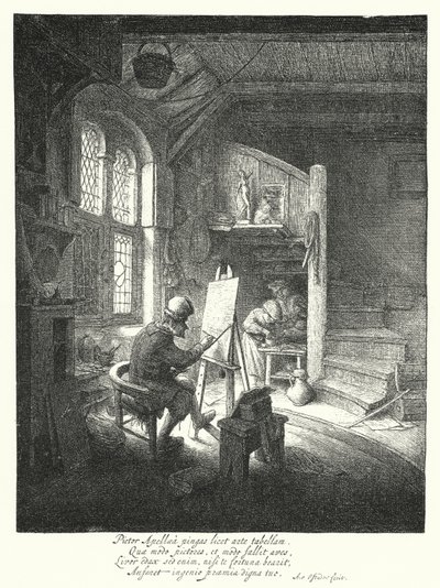 Maleren (gravering) af Adriaen Jansz. van Ostade
