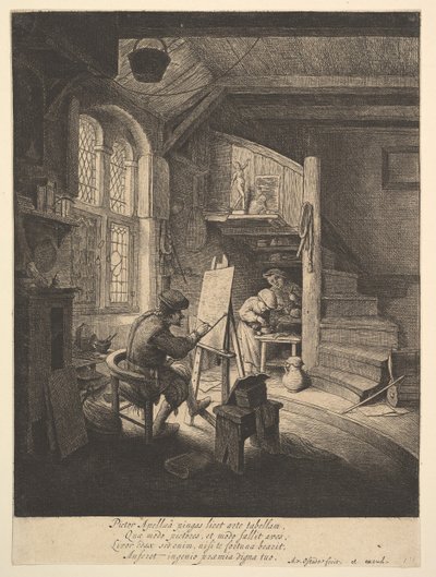 Maleren, 1610-85. af Adriaen Jansz. van Ostade