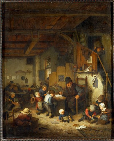 Skolemesteren ... af Adriaen Jansz. van Ostade