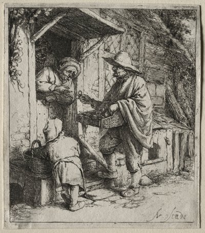 Brillesælgeren. af Adriaen Jansz. van Ostade