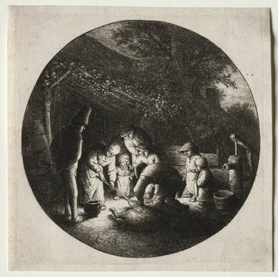 Svinemorderne. af Adriaen Jansz. van Ostade