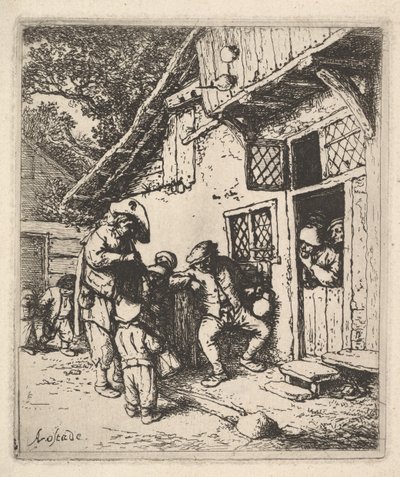Omrejsende musikere, 1610-85. af Adriaen Jansz. van Ostade