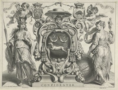 Antonius Triests våbenskjold Selvsikker (titel på objekt) af Adriaen Lommelin