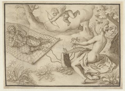 Kampnettet af Adriaen Matham (possibly)