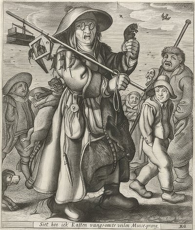 Mäusefänger (Musefanger) af Adriaen Matham