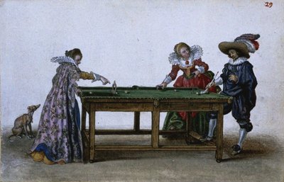 Billardspil, ca 1620-1625 af Adriaen Pietersz van de Venne