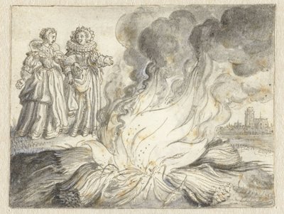 «Lidenskab er ild af intet andet end halm» af Adriaen Pietersz van de Venne