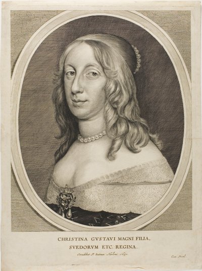 Dronning Christina af Sverige af Adriaen Pietersz. van de Venne