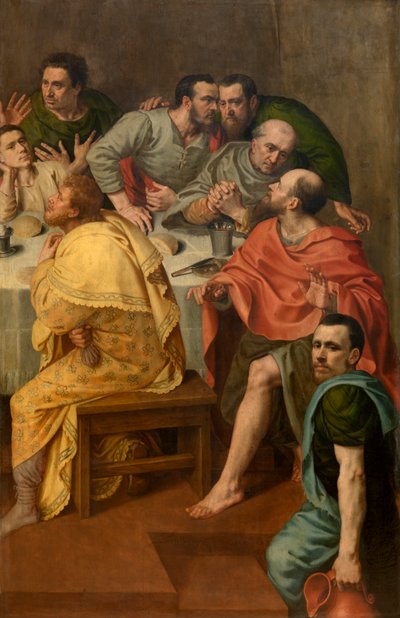 Sidste nadver (olie på panel) af Adriaen Thomasz Key