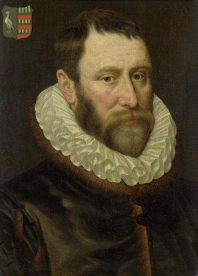 Portræt af Jacob Bas Claesz af Adriaen Thomasz Key