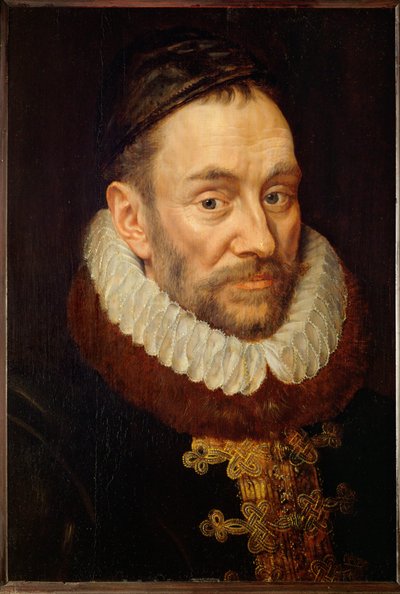 Vilhelm af Oranien Den stilfærdige, grundlægger af Nederlandene som leder af oprøret mod Spanien ... (olie på egetræ) af Adriaen Thomasz Key