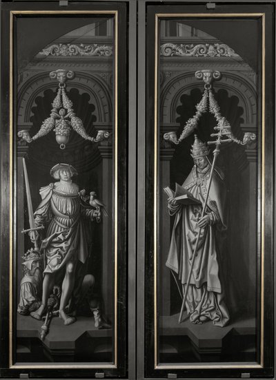 Triptykon fra Saint Pancrazio, lukkede paneler (olie på træ af Adriaen Ysenbrandt