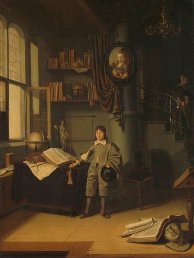 Ung mand i et studie af Adriaen van Gaesbeeck