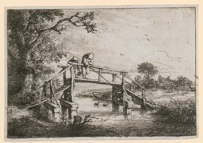 Fiskere på broen af Adriaen van Ostade