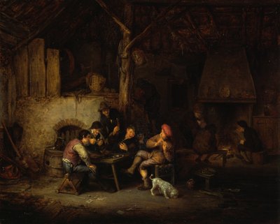 Bondeselskab på et værtshus af Adriaen van Ostade