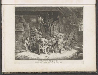 At dyrke et måltid i en kro Morgenmaden af Adriaen van Ostade