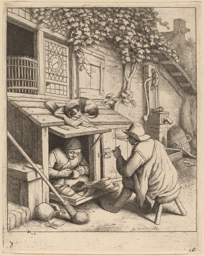 Skomager af Adriaen van Ostade