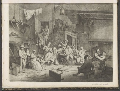 Dans på kroen af Adriaen van Ostade