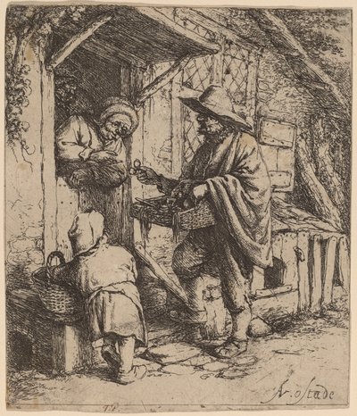 Brillehandler af Adriaen van Ostade