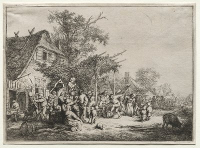 Festival Under Trellis af Adriaen van Ostade