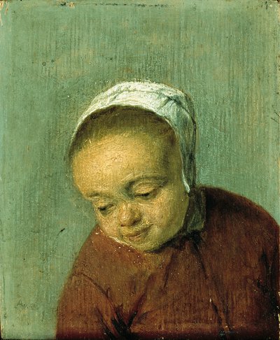 En piges hoved af Adriaen van Ostade