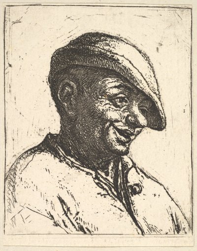 Leende bonde af Adriaen van Ostade