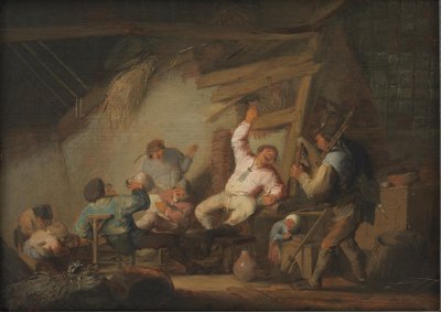 Gør Merry i en Farm Cottage af Adriaen van Ostade
