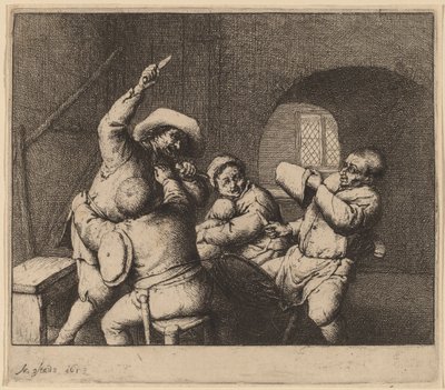 Bondestrid af Adriaen van Ostade