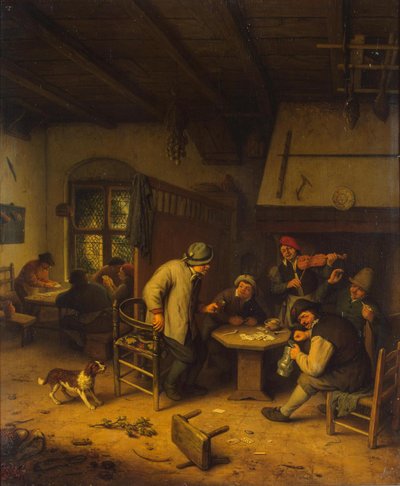 Bønder på et værtshus af Adriaen van Ostade