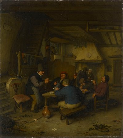 Bønder på et værtshus af Adriaen van Ostade