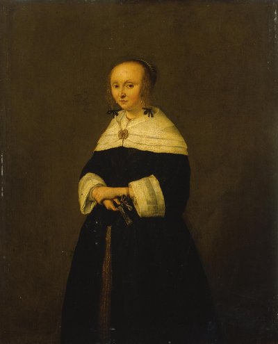 Portræt af en kvinde af Adriaen van Ostade