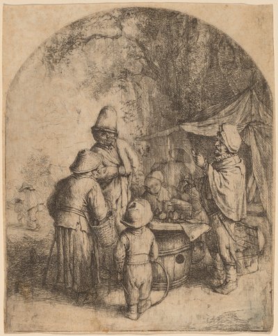 Kvaksalver af Adriaen van Ostade