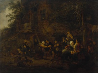 Fest på landet af Adriaen van Ostade