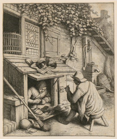 Skomager af Adriaen van Ostade