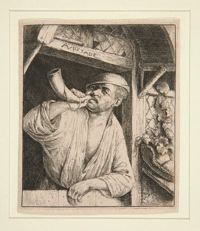 Bageren slår sit horn af Adriaen van Ostade