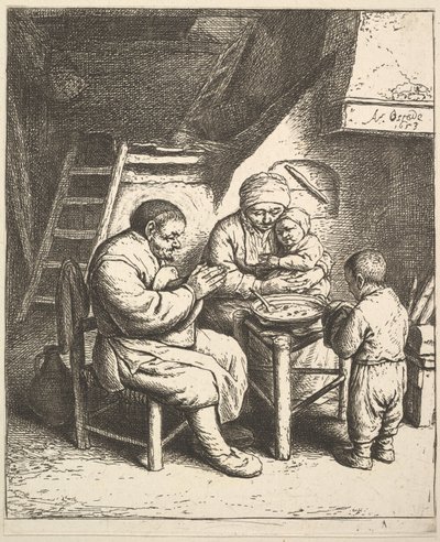 Velsignelsen af Adriaen van Ostade