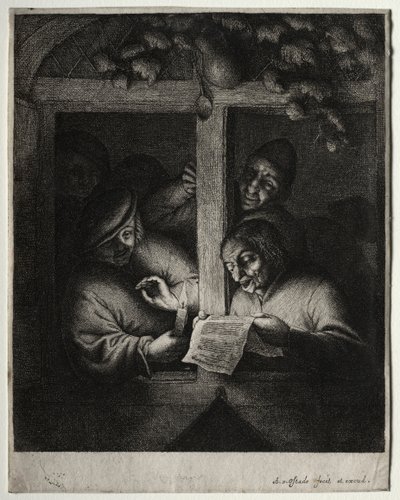 Carol Singers af Adriaen van Ostade