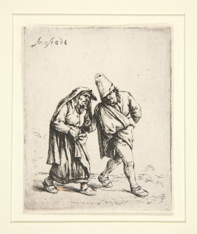 Parret går af Adriaen van Ostade