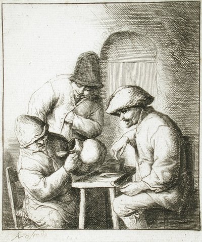 Den tomme kande af Adriaen van Ostade