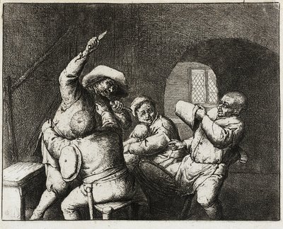 Bøndernes skænderi af Adriaen van Ostade